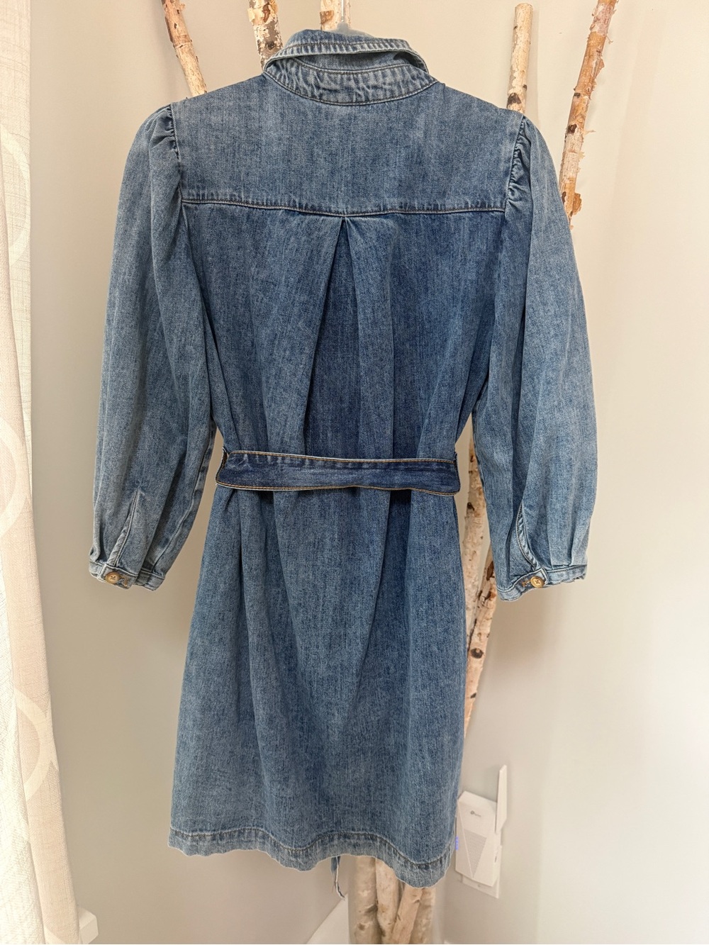 Oliver Bonas Denim Shirt Dress - Picture 2 of 6